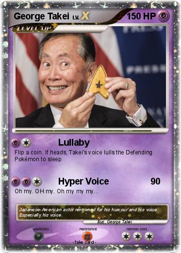 Pokemon George Takei