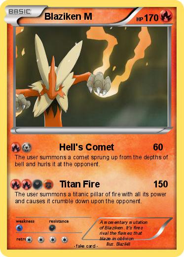 Pokemon Blaziken M