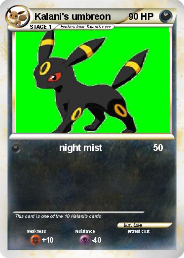 Pokemon Kalani's umbreon