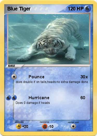 Pokemon Blue Tiger