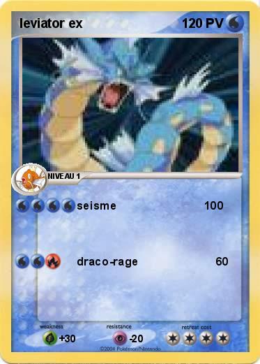 Pokemon leviator ex