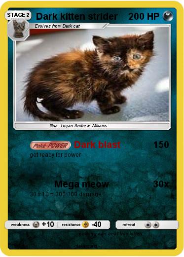 Pokemon Dark kitten strider