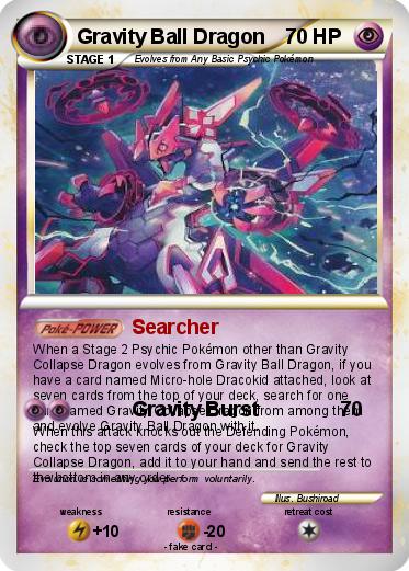 Pokemon Gravity Ball Dragon