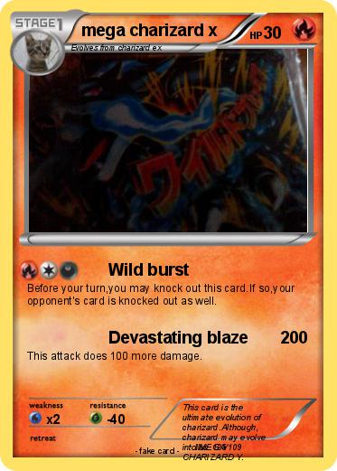 Pokemon mega charizard x