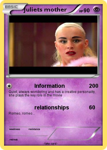 Pokemon Juliets mother