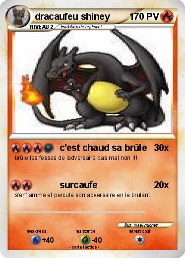 Pokemon dracaufeu shiney