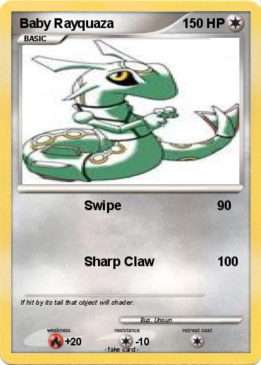 Pokemon Baby Rayquaza