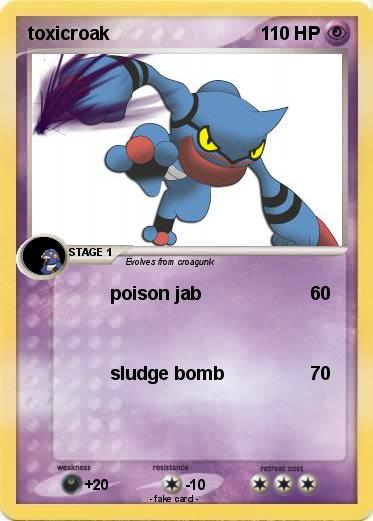 Pokemon toxicroak