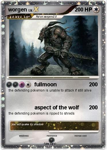 Pokemon worgen