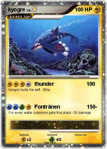 Pokemon kyogre
