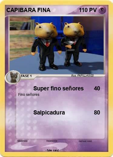 Pokemon CAPIBARA FINA