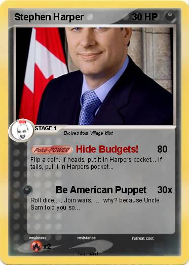 Pokemon Stephen Harper