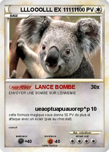 Pokemon LLLOOOLLL EX 111111