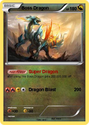 Pokemon Boss Dragon
