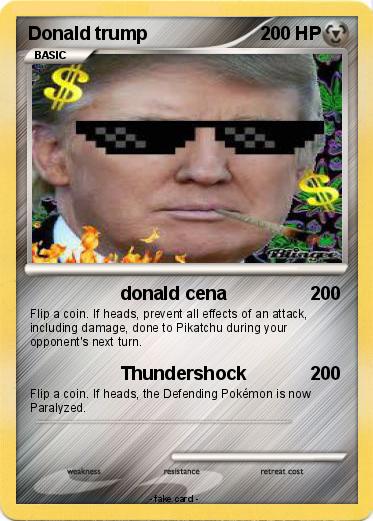 Pokemon Donald trump