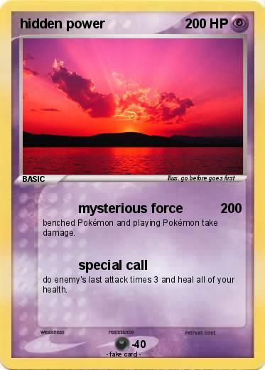 Pokemon hidden power