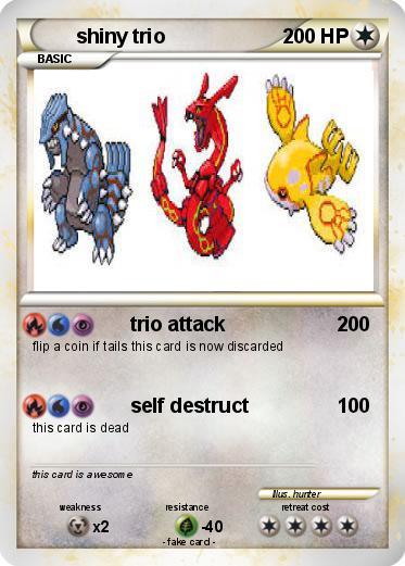 Pokemon shiny trio