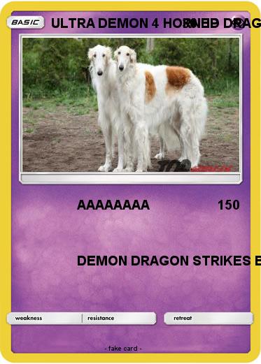Pokemon ULTRA DEMON 4 HORNED DRAGON