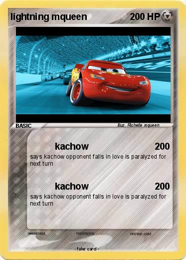 Pokemon lightning mqueen