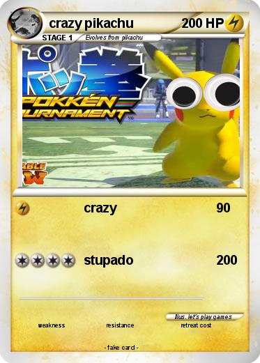 Pokemon crazy pikachu
