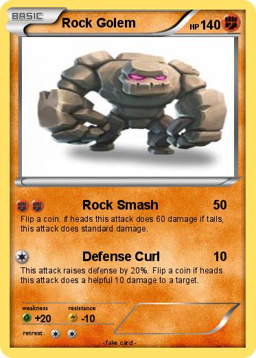 Pokemon Rock Golem