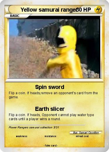 Pokemon Yellow samurai ranger
