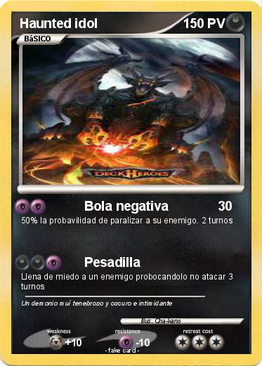 Pokemon Haunted idol