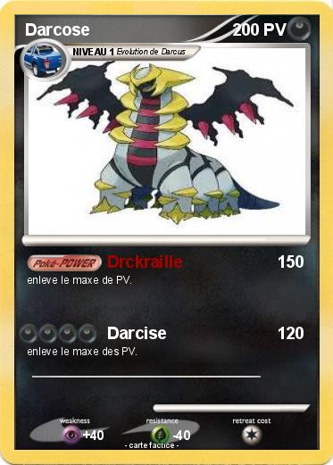 Pokemon Darcose