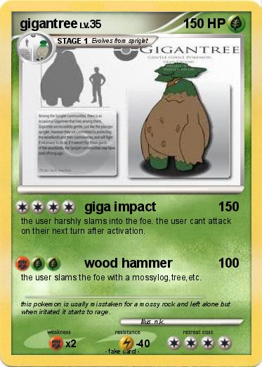 Pokemon gigantree