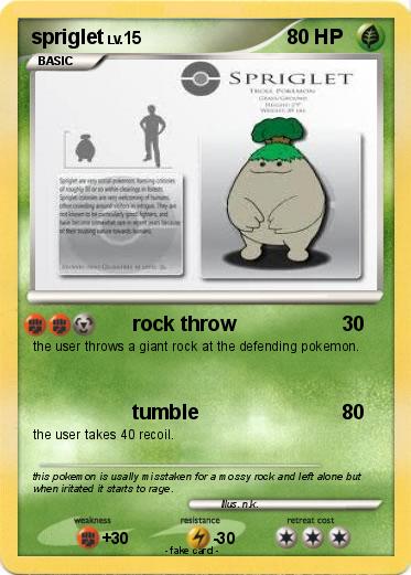 Pokemon spriglet