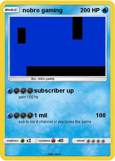 Pokemon nobro gaming