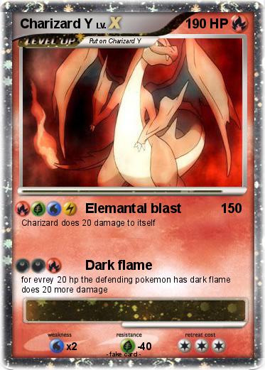Pokemon Charizard Y