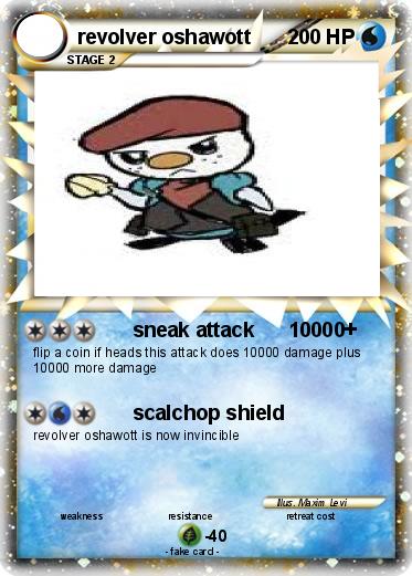 Pokemon revolver oshawott