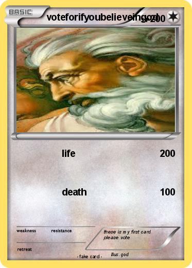 Pokemon voteforifyoubelieveingod