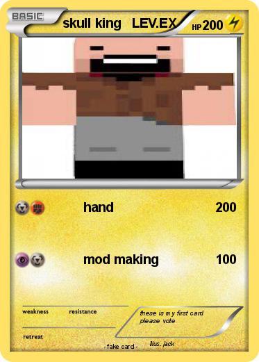 Pokemon skull king   LEV.EX