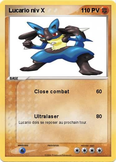 Pokemon Lucario niv X