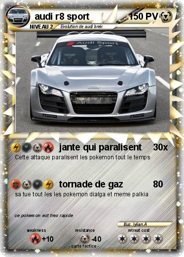 Pokemon audi r8 sport