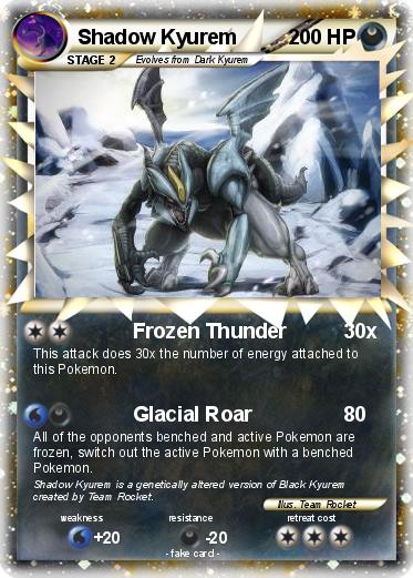 Pokemon Shadow Kyurem