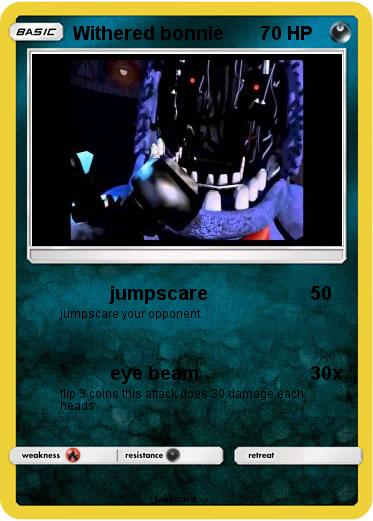 Pokemon Withered bonnie