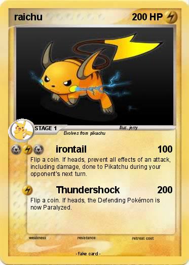 Pokemon raichu