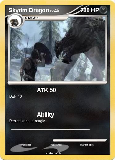 Pokemon Skyrim Dragon
