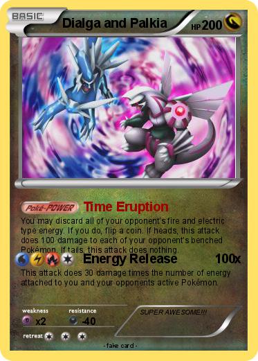 Pokemon Dialga and Palkia