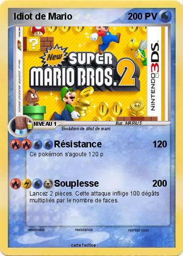 Pokemon Idiot de Mario