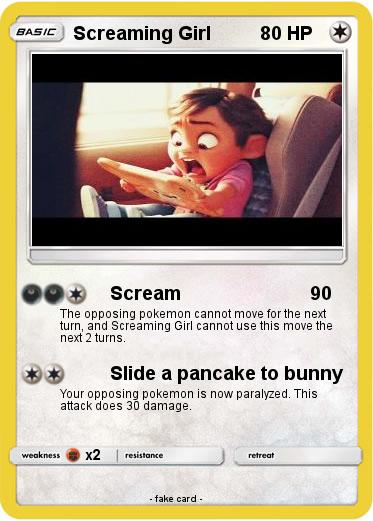 Pokemon Screaming Girl