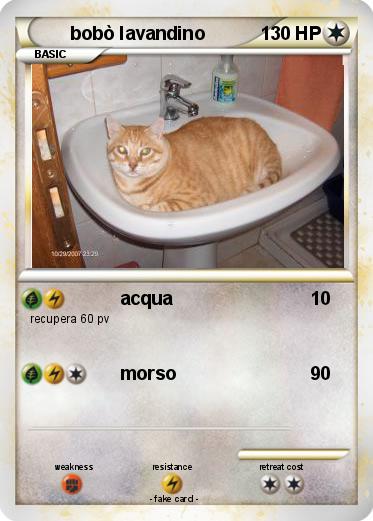 Pokemon bobò lavandino