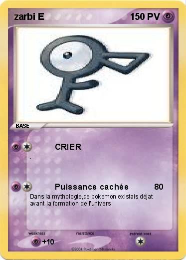 Pokemon zarbi E