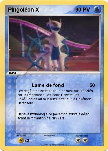 Pokemon Pingoléon X