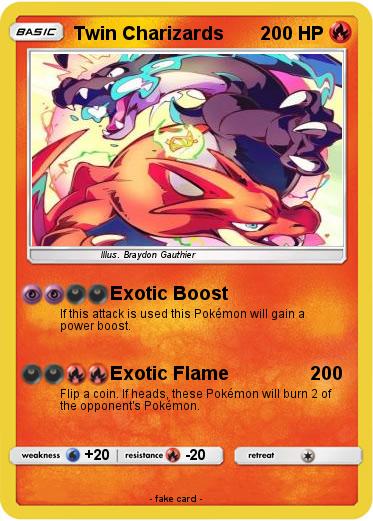 Pokemon Twin Charizards