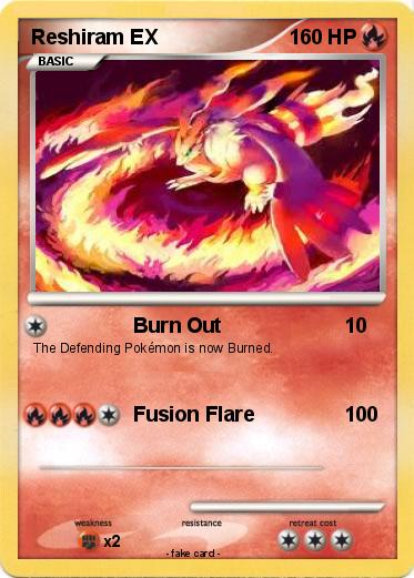 Pokemon Reshiram EX