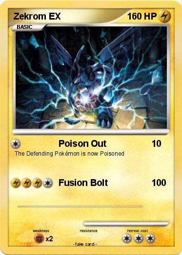Pokemon Zekrom EX